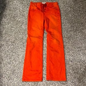 We The Free orange pants jeans size 31